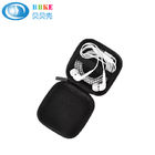 Black Hard EVA Case For Earbud And USB Cables / EVA Earphone Case
